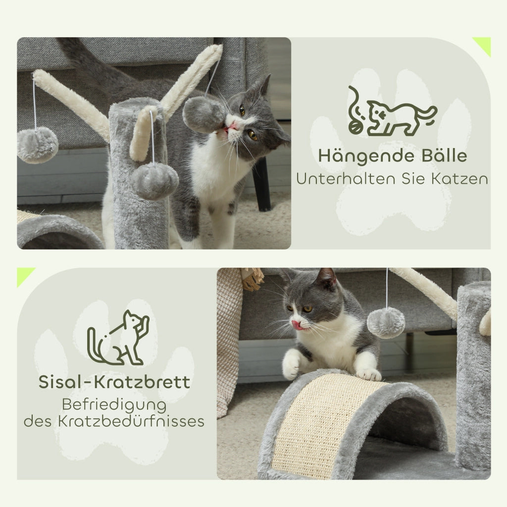 Tiragraffi per Gatti ¨C zephmum ¨C Grigio Chiaro 40 cm