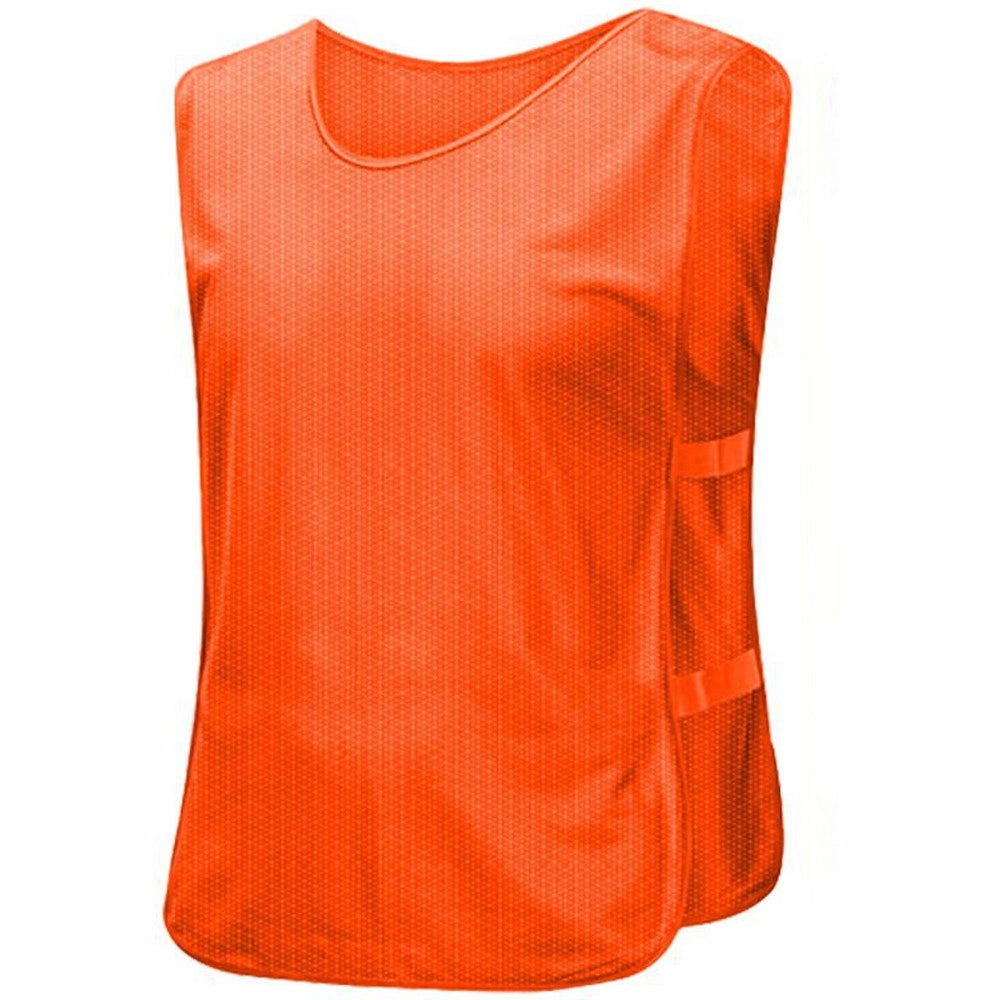 Trade Shop - Pettorina Da Allenamento Gilet Casacca Sportiva Scuola Calcio Basket Sport Color - Arancione   M