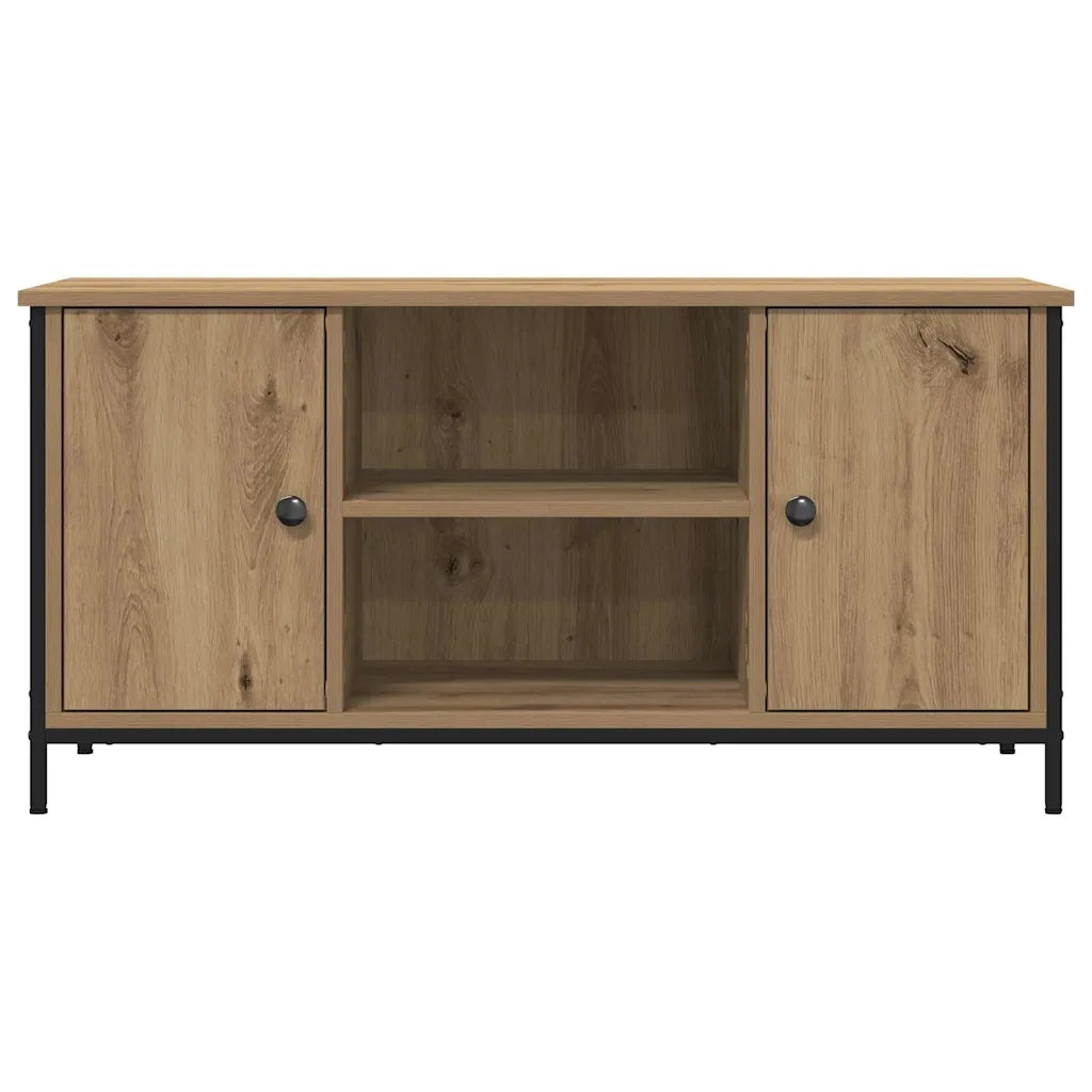 Mobile TV | Armadietto TV | Mobile Porta TV rovere artigianale 100 x 40 x 50 cm Legno multistrato