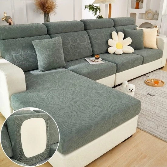 Tappetino di protezione universale, elastico, antiscivolo, per divani, L-shape, chaise longue, protezione per mobili
