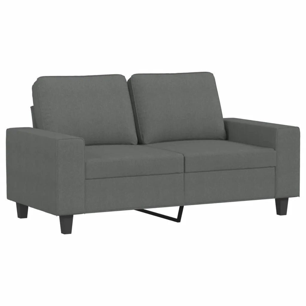 Set di Divani 3 pz Grigio Scuro in Tessuto 3201907