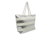 Borsa Mare Borsone Grande Spiaggia Piscina Beach Rigata Tamaulipas Con Zip