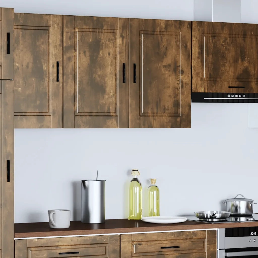 Pensile da Cucina | Mobile da Cucina Porto Rovere Fumo in Legno Multistrato