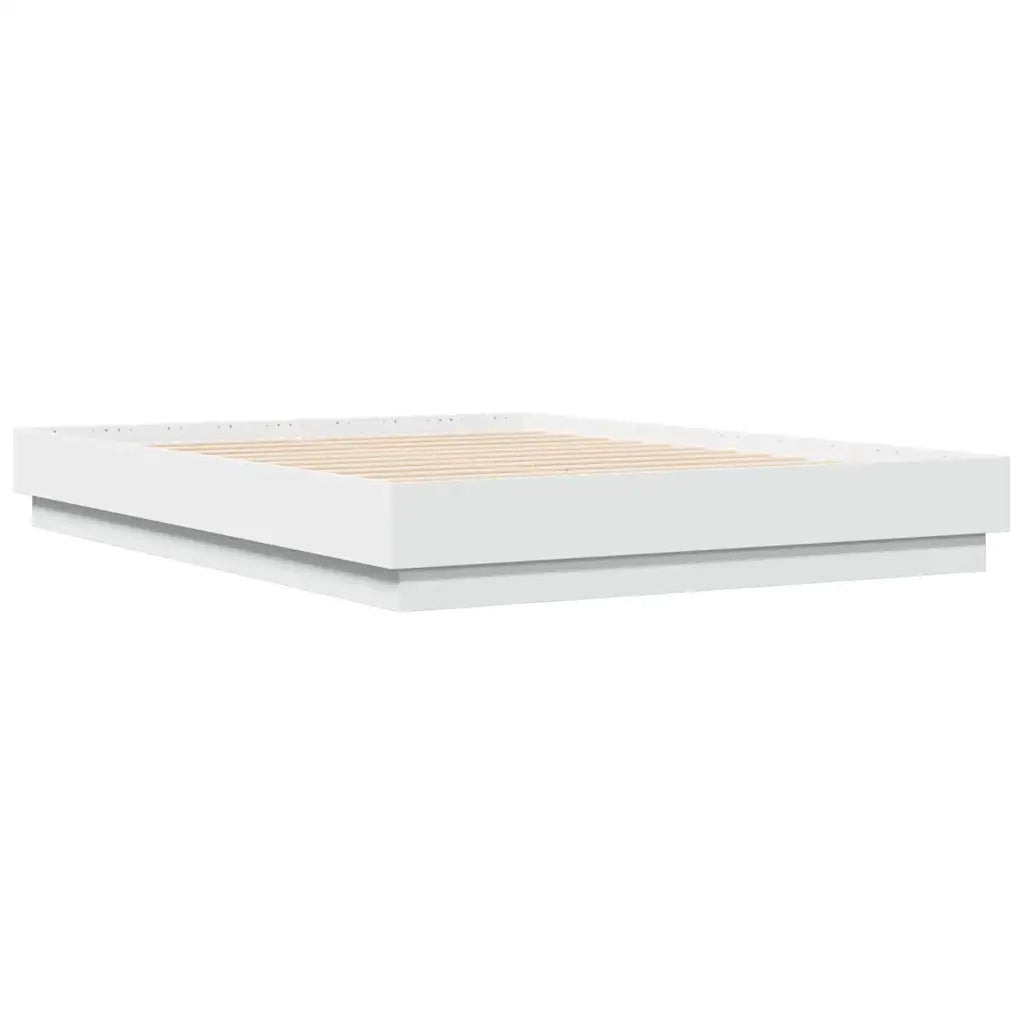 Giroletto-Struttura Letto Bianco 120x190 cm in Legno Multistrato 489442