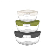 Set 3 Pezzi Frigobox Contenitore Alimenti Frigoclick Fresh 50 + 90 + 150 cl