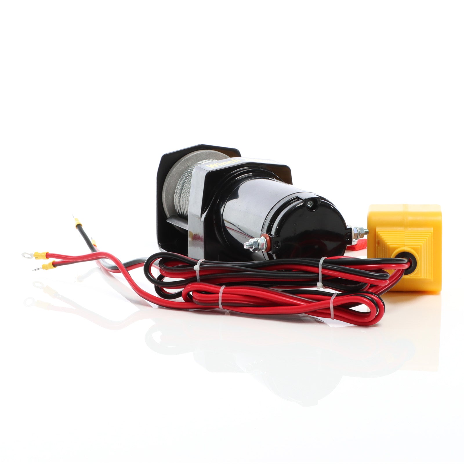 Argano elettrico Verricello a motore 12V 907kg Cavo d'acciaio 12,5m Motore 1CV Fuoristrada