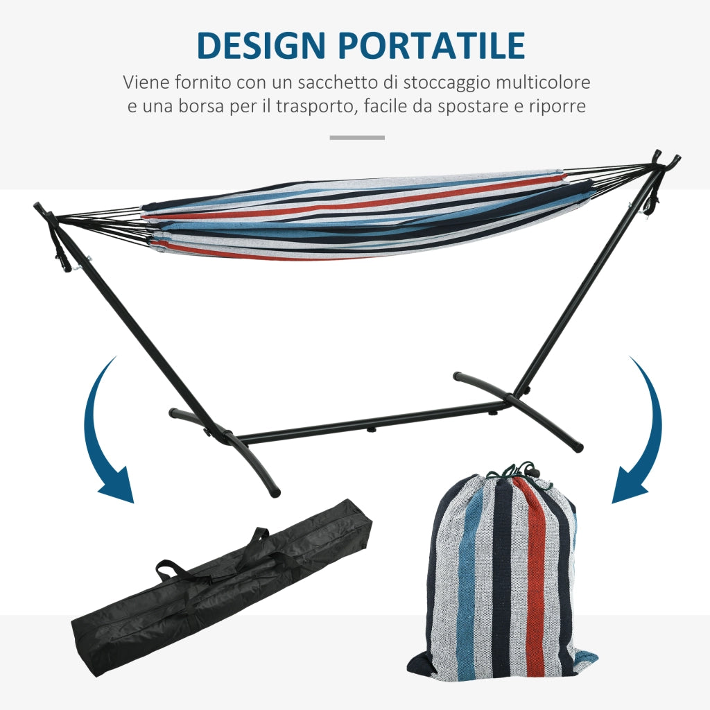 Amaca Autoportante Bianco con Borsa ¨C zephmum ¨C 310x117x105 cm