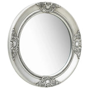 Specchio da Parete | Specchio decorativo Stile Barocco 50 cm Argento