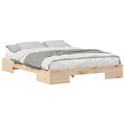 Letto matrimoniale | Letto per adulti | Struttura del letto Marrone 140 x 200 cm