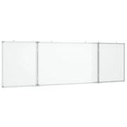 Lavagna magnetica pannello di scrittura per scuola casa ufficio pieghevole 160 x 60 x 1,7 cm alluminio 02_0045525