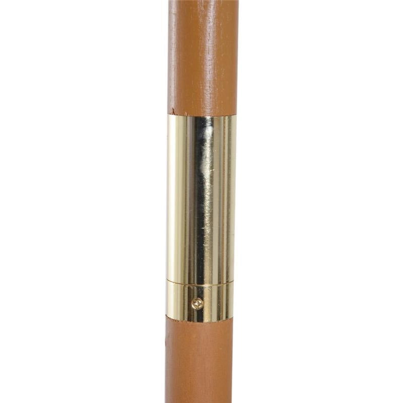 OMBRELLONE DA GIARDINOIN LEGNO E POLIESTERE 2.5 X 2.3 M MARRONE