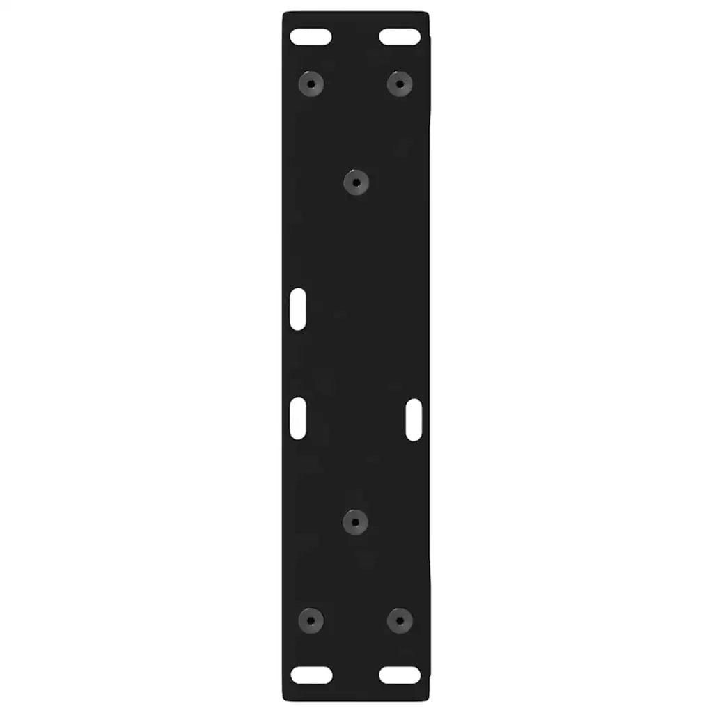 vidaXL Gambe per Tavolino da Caffè 2 pz Nere 28x(42-43,3) cm Acciaio