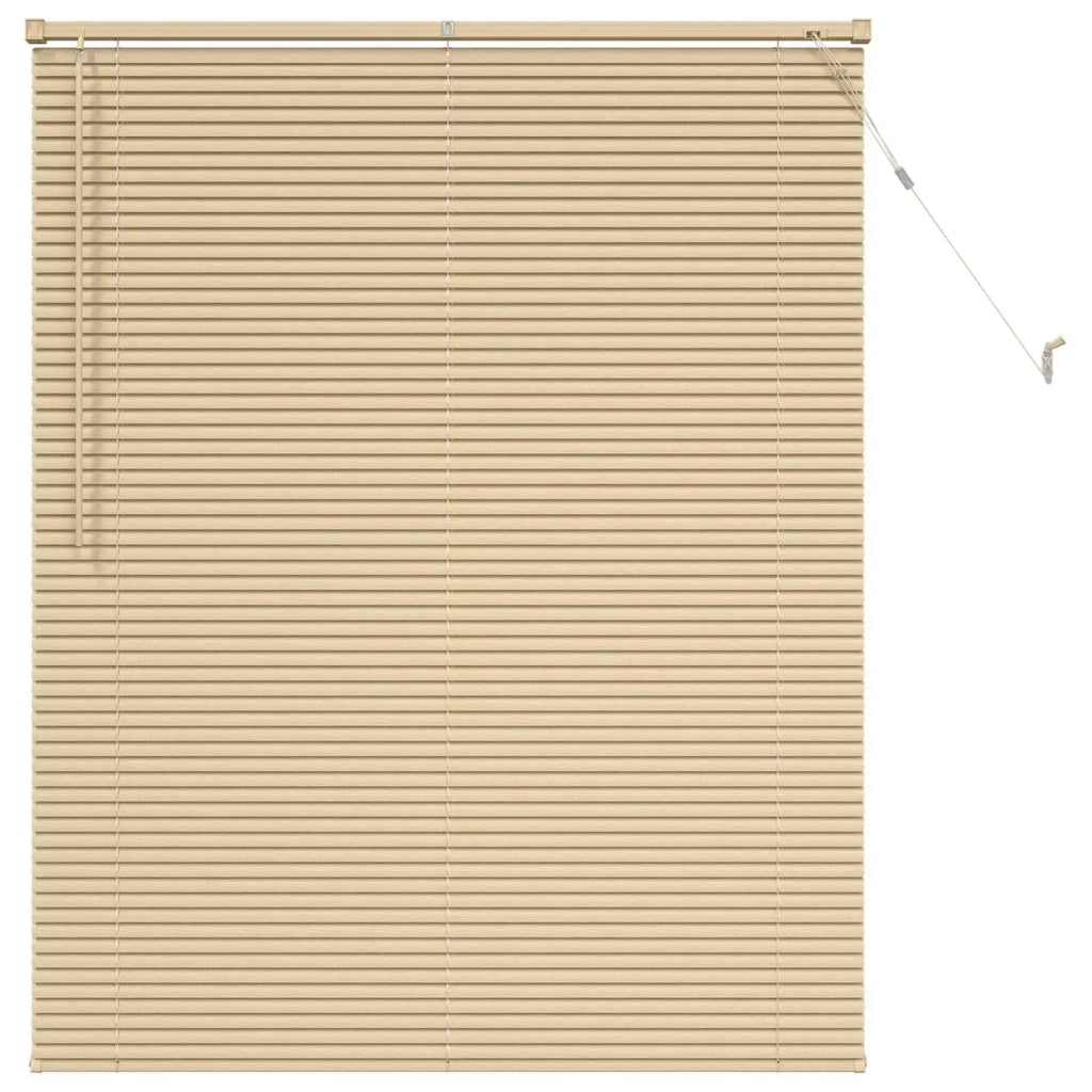 Tenda Veneziana Marrone Chiaro con Motivo 150 x 110 cm PVC 42003765