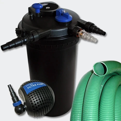 Kit di filtrazione a pressione da 30000 litri tubo flessibile per pompa sterilizzatrice UVC da 18 watt 4216477