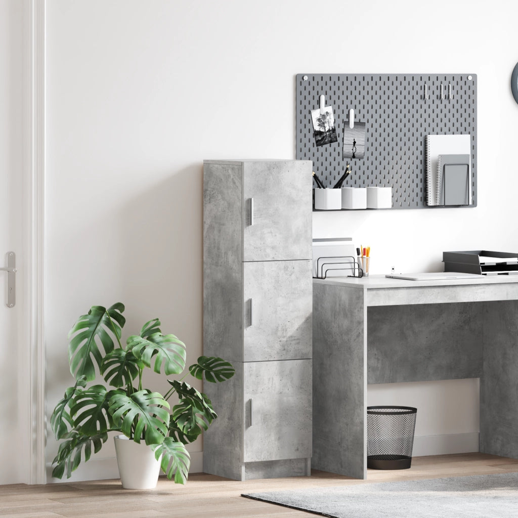 Credenza Grigia Cemento Grigio Truciolare Grande Credenza