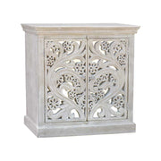 Mobile da ingresso in legno bianco 97x40x93h
