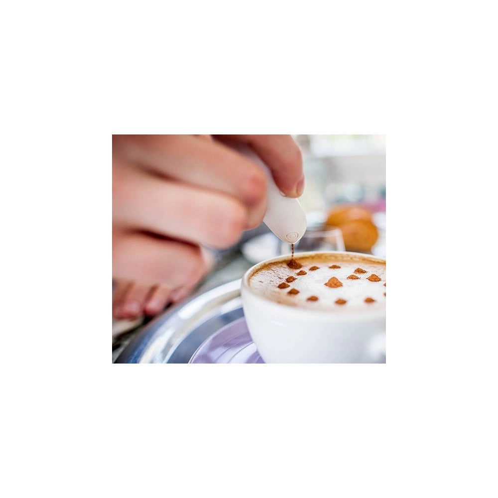 Trade Shop - Penna Decorativa Caffe Elettrica Spice Pen Torta Decorazioni Cappuccino Cacao -