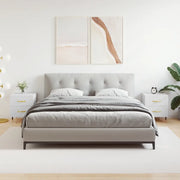 Comodini 2 pz-Set di 2 Tavolino da notte Bianchi 40x35x47,5 cm in Legno Multistrato 260423