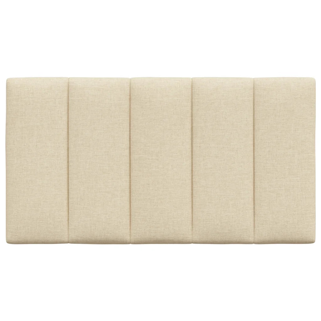 Coussin de tête de lit Hanko crème 80 cm tissu