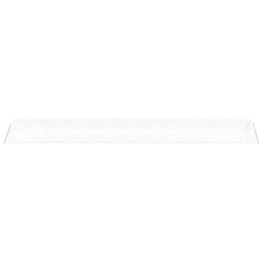 Serra con Telaio in Acciaio Bianco 60 m² 20x3x2 m 3188058