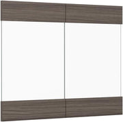 Frontale cucina R-Line, Grigio nobile, 79.2 x 59 cm frontale del mobile per pensile con vetro