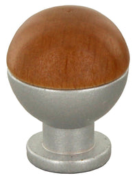 1blister pomoli in legno ottone 735b mm 18 noce chiaro pz 2 cod:ferx.97341