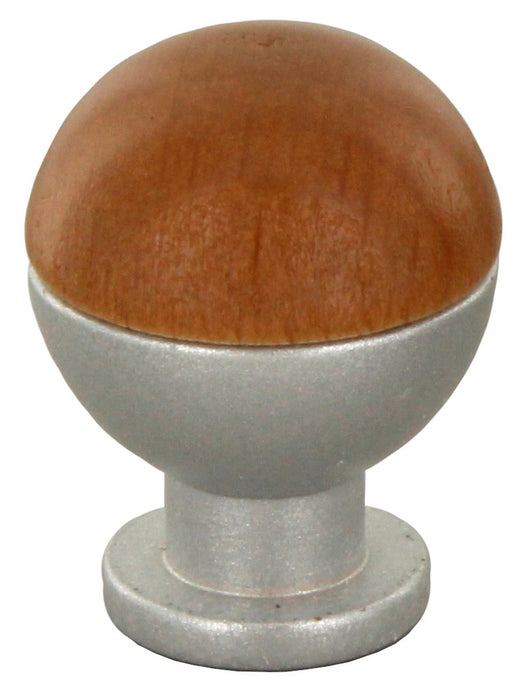 1blister pomoli in legno ottone 735b mm 18 noce chiaro pz 2 cod:ferx.97341