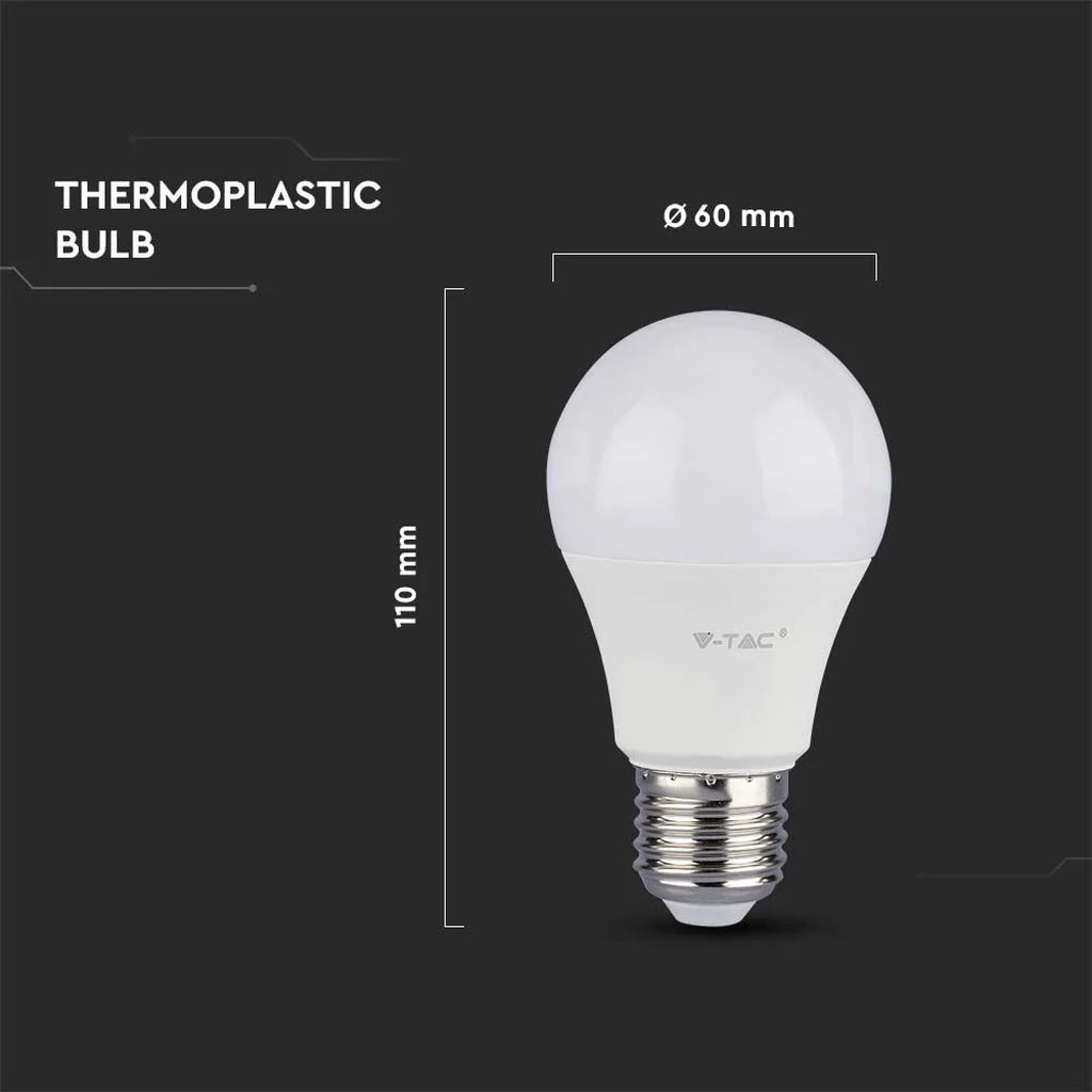 Lampadina LED 10.5W E27 A58 3000K Samsung 1055lm – V-TAC – VT-211-N
