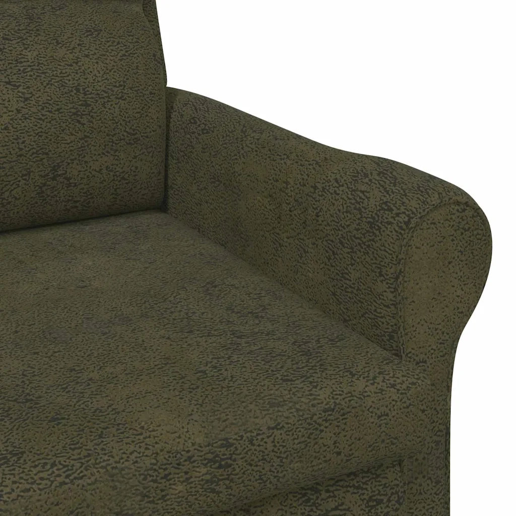 Divano Sedia-Poltrona Verde militare Pelle Sintetica
