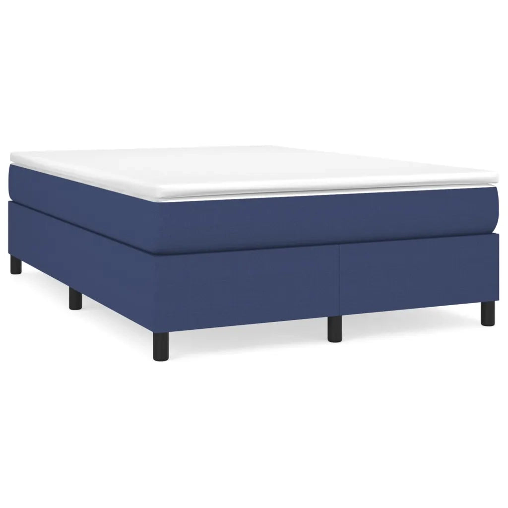 Giroletto a Molle con Materasso Blu 140x190 cm in Tessuto 3144421