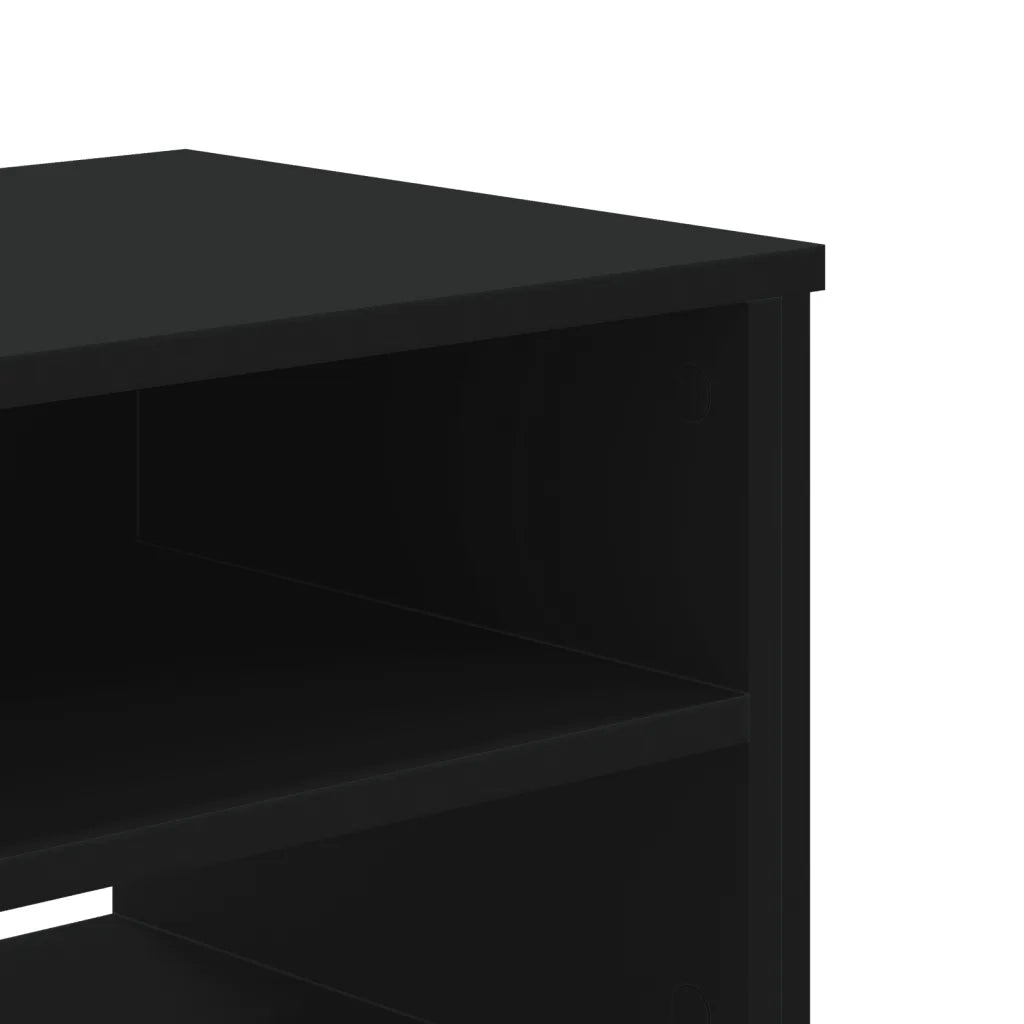 vidaXL Mobile Porta TV Nero 180x34x41 cm in Legno Multistrato