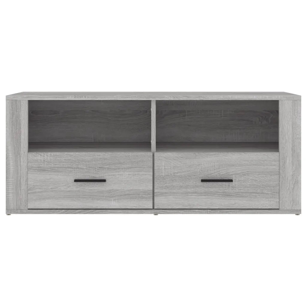 Mobile TV Grigio Sonoma 100x35x40 cm in Legno Multistrato 816814
