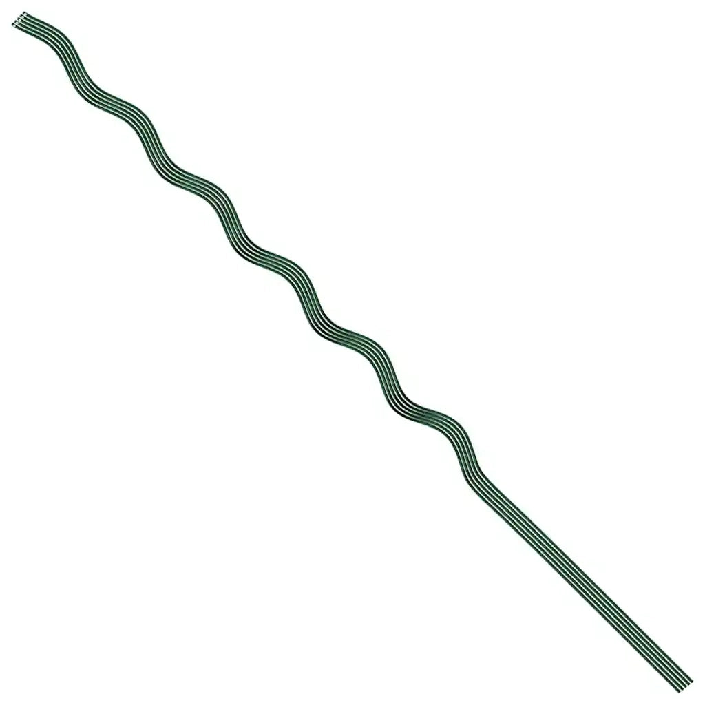 Supporto per piante 5 pz Verde 150 x 0,6 x 0,6 cm Acciaio CFW3650269