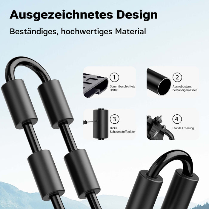 2x Staffe porta kayak canoa per portapacchi tetto auto, a forma di a J, in alluminio con 2 cinghie