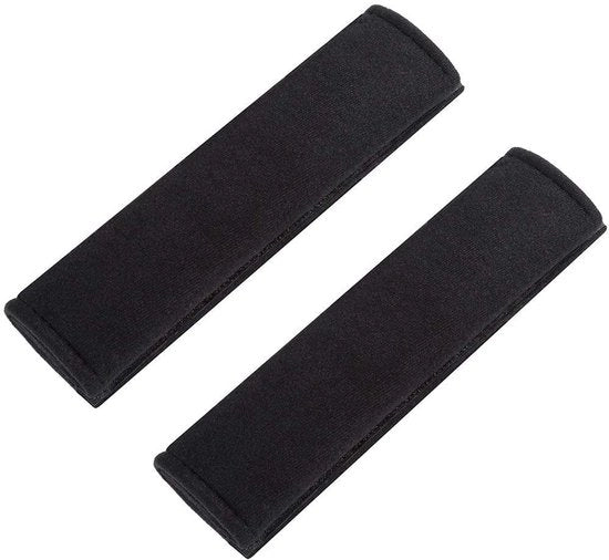 Pads per Cinture di Sicurezza - Coperture per Altezza delle Spalle - Microfibra Tela - Protezioni per Cinture di Sicurezza - 2 Pezzi - Adatto per Adulti...