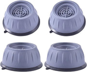 Anti-vibratie piedi con 180% durata prolungata - Gomma antiscivolo - Piedi universali - Protezione pavimento - Riduzione rumore - Design rafforzato - Piedi per lavatrice