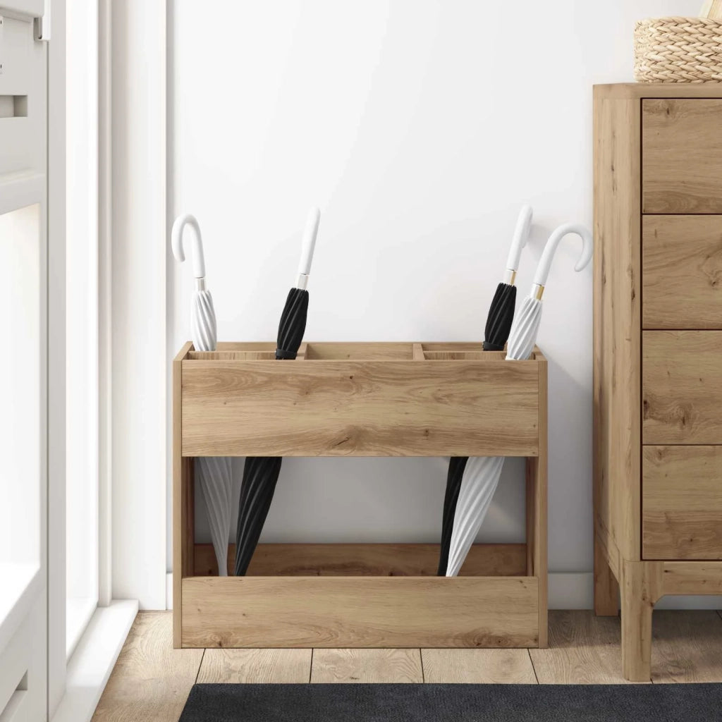 Supporto per Ombrellone Rovere artigianale 65 x 24 x 50 cm 899430