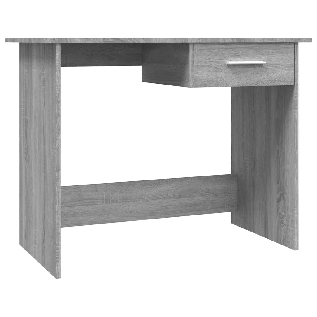 Scrivania Grigio Sonoma 100x50x76 cm in Legno Multistrato cod mxl 75453