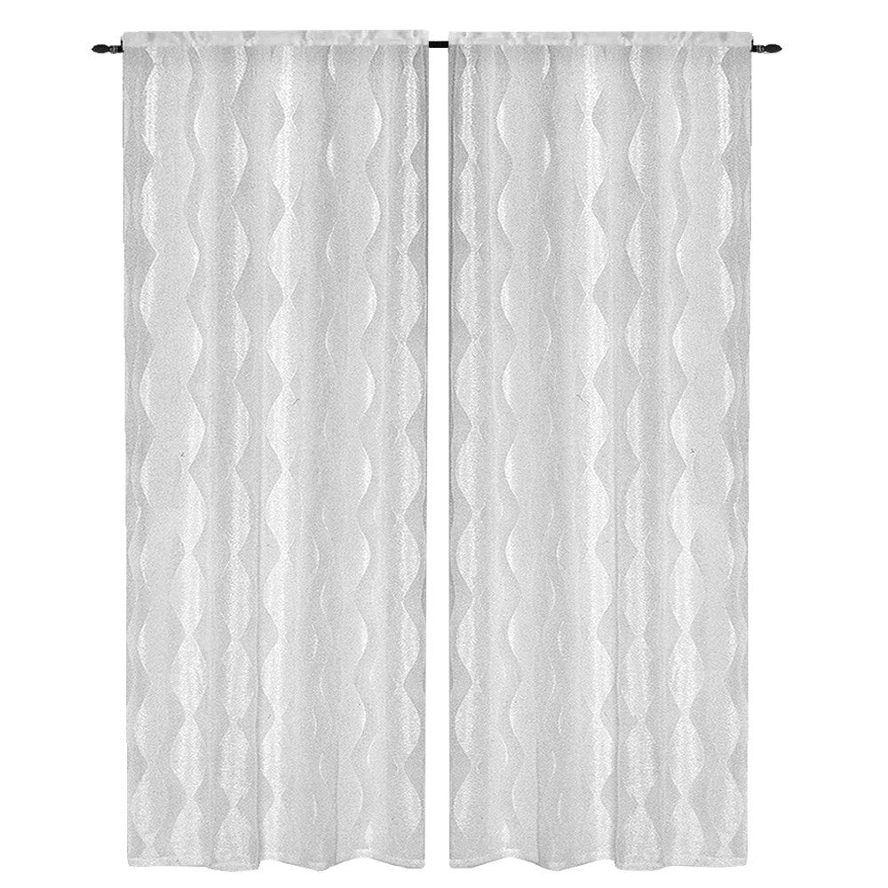 Tende Finestre Porte Interno Elegante Chic Tessuto Strass Brillantini Coppia 2 pz Grigio 60x240 Cm