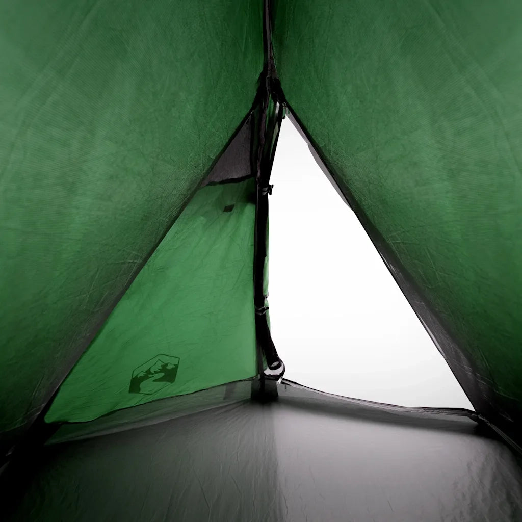 Tenda da Campeggio a Cupola per 2 Persone Verde Impermeabile 94319