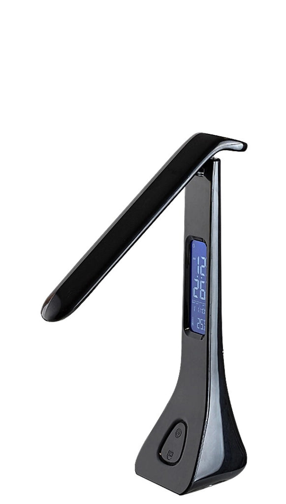 Lampada scrivania Rabalux Amato LED 7W nera dimmer