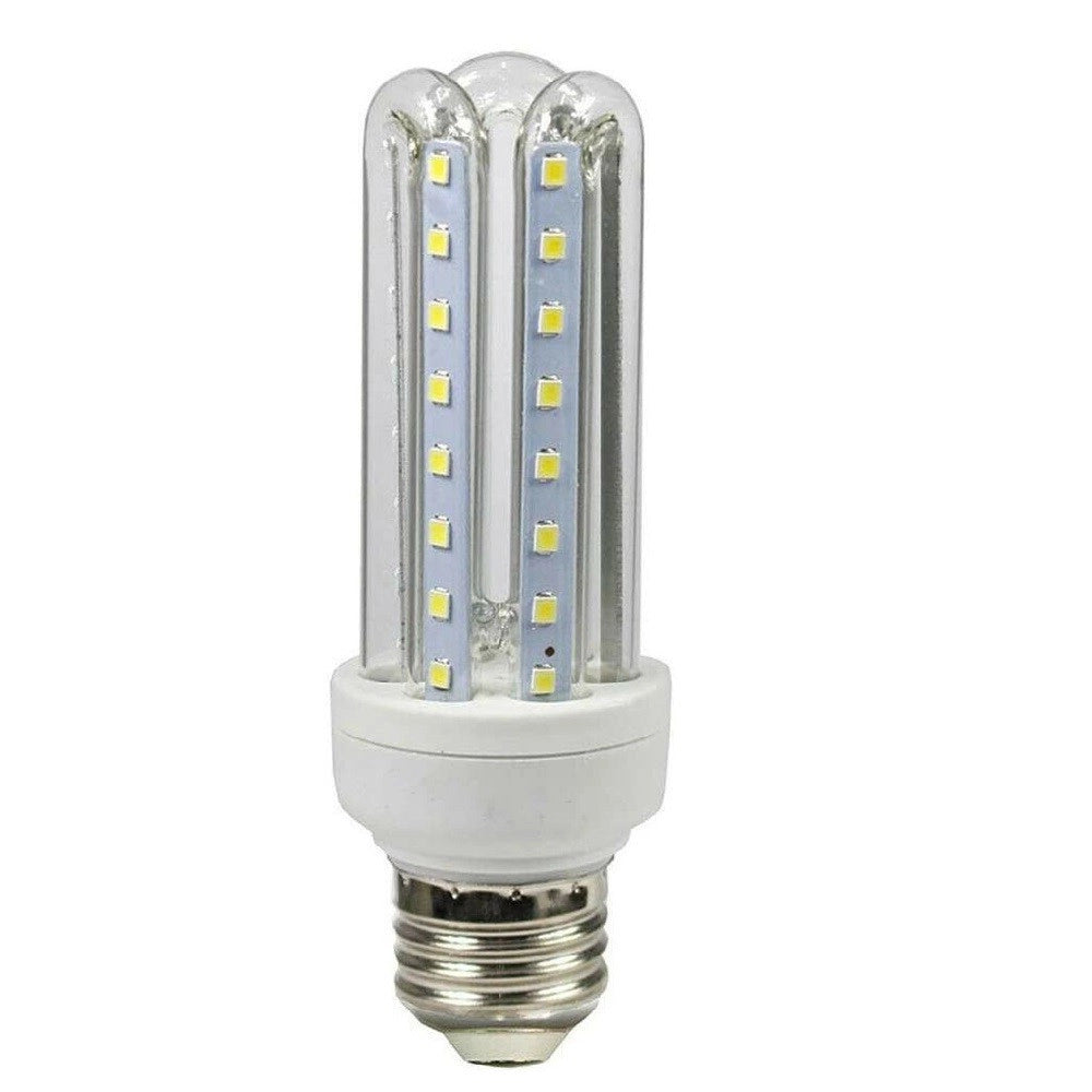 Trade Shop - Lampadina A Led E27 18 W Lampada Tubolare Luce Calda Fredda Naturale U-18w - -bianco Caldo      -