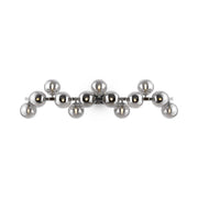 Maytoni applique contemporanea Dallas 13 luci G9 cromo metallo diffusore vetro soffiato fumè