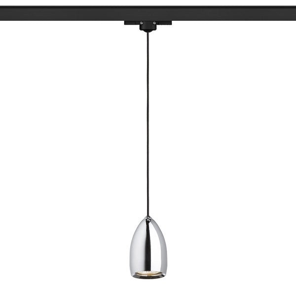 Lampadario BABADES per binario trifase  cromo 230V GU10 35W