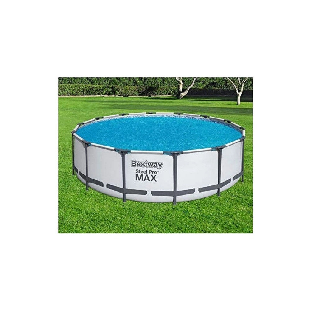 Trade Shop - Telo Termico Rotondo Per Piscina 457/427cm Fast Set Steel Max Power Steel 58252 -