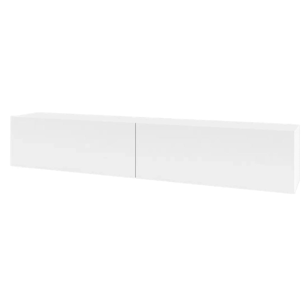 Mobile TV 180cm collezione EVA. Colore bianco e quercia.