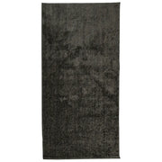 Tappeto del soggiorno | Tappeto a Pelo Lucido Lungo ISTAN Effetto Antracite 100x200 cm