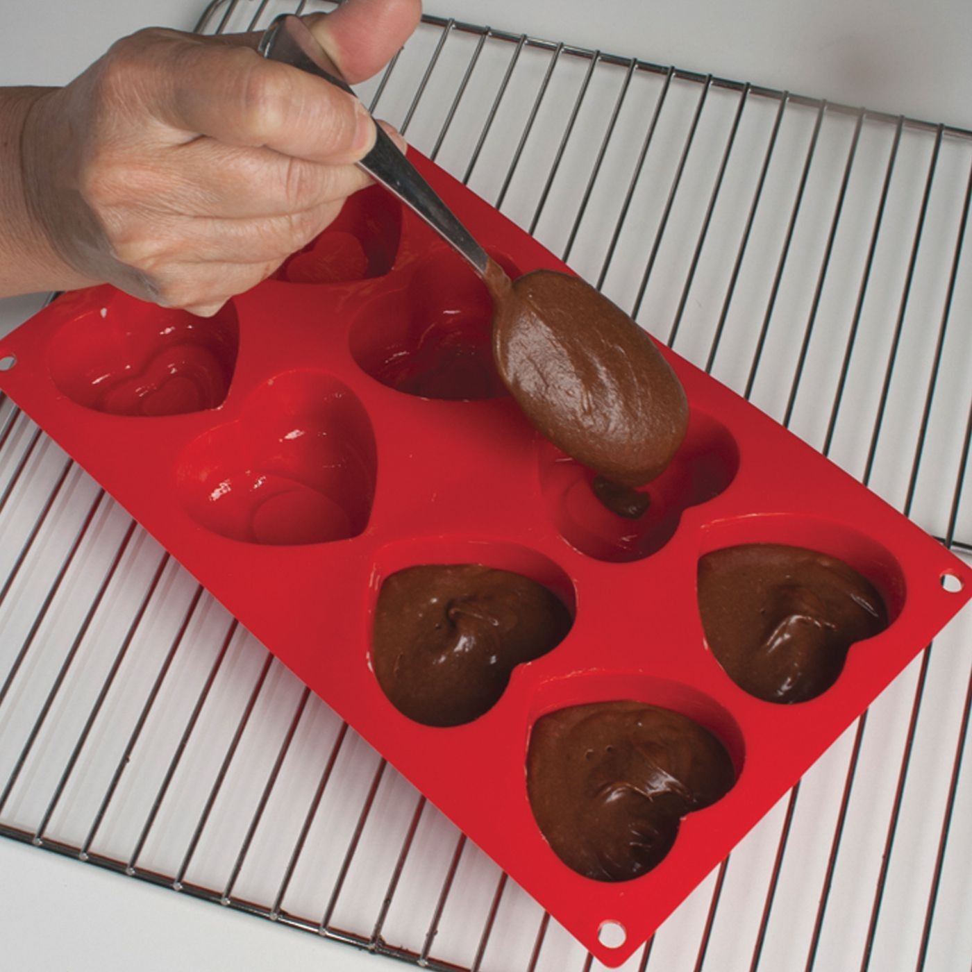 Stampo multiporzione per muffin a cuoricini