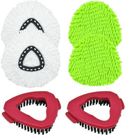 Accessori per testa di assecco in totale 6 pezzi, due pezzi per ogni uno dei tre stili.