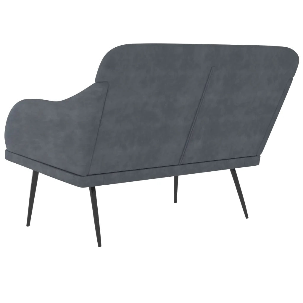 Panca Grigio Scuro 110x76x80 cm in Velluto CFW8761445